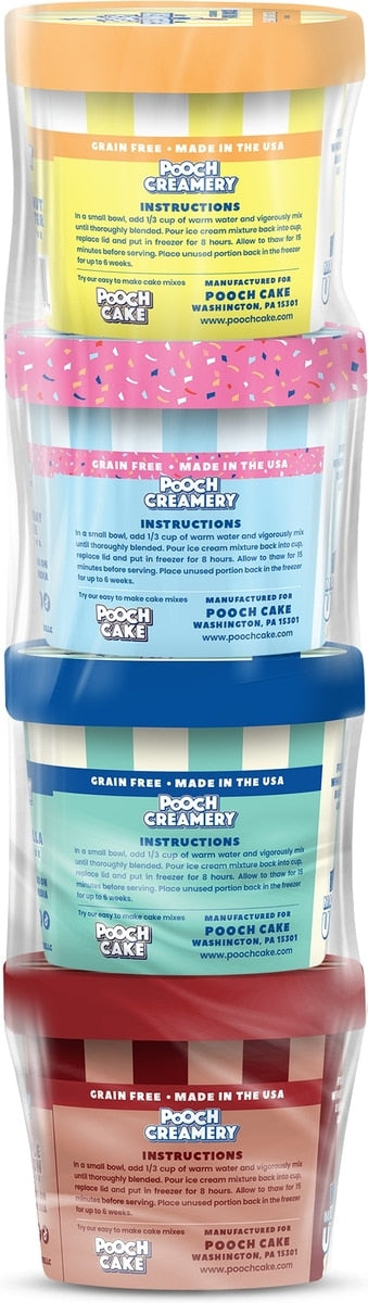 Helado para perro preparado con Pooch Creamery