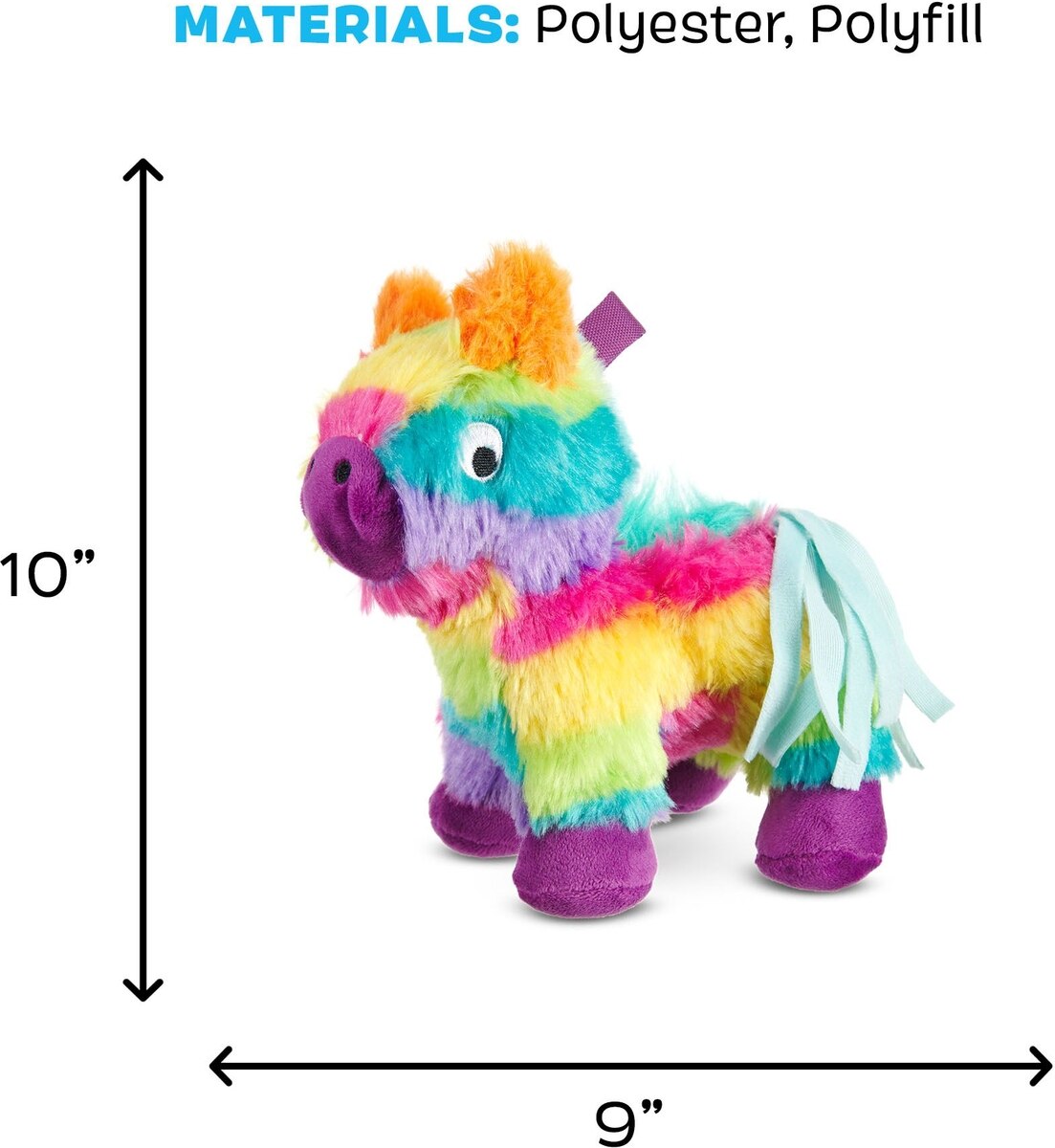 Piñata de peluche BARK vista lateral